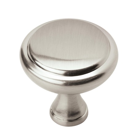 Amerock Arden 1-1/4 inch (32mm) Diameter Satin Nickel Cabinet Knob, 10PK 10VMP37340G10