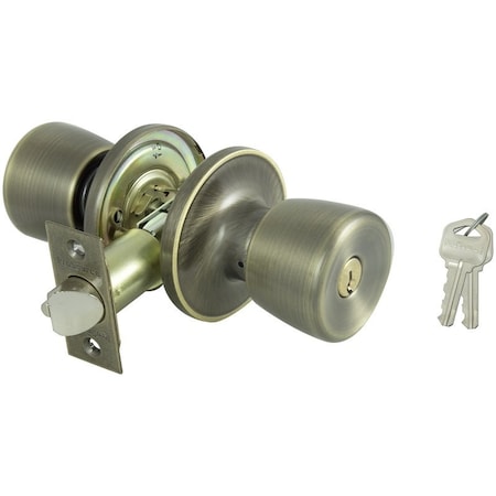 Prosource Entry Knob, Brass, KW1, KA3 Keyway, 3 Grade TS800V-PS