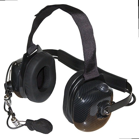 Klein Electronics Titan High Noise Headset with Mechanical Boom, Carbon Fiber TITAN-CAR FIBER