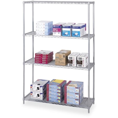 Safco Industrial Wire Shelving, 48 x 18" 5291GR
