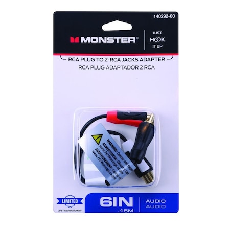 Monster Cable Just Hook It Up Adapter 140292-00