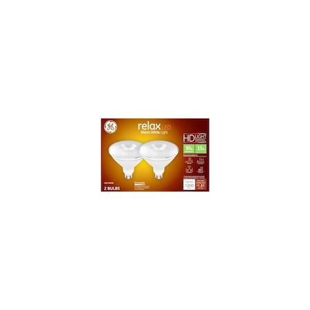 Current LED Light Bulbs, Soft White, Par 38, 15 Watts Pair 45249