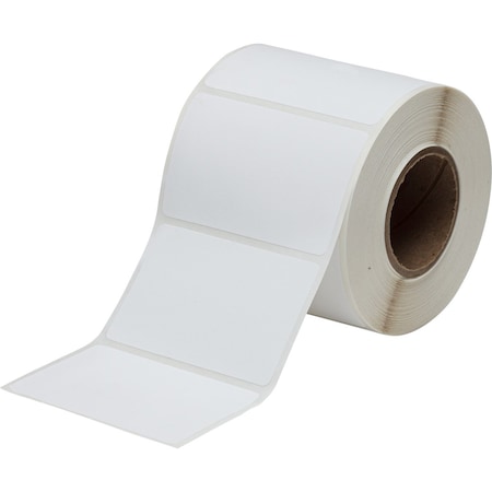 Brady BradyJet J2000 Paper Labels 2 in H x 3 in W White 550/RL J20-19-2550