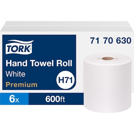 Tork Premium Hardwound Paper Towels, 1 Ply, 720 Sheets, 600 ft, White 7170630