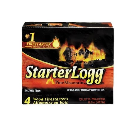 Pine Mountain 41525-01002 Starterlogg Fire Starter- pack of 12, 12PK 4369161