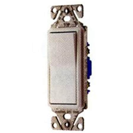 Eaton Wiring Devices 1 Pole White Decorator Lighted Switch 4179933