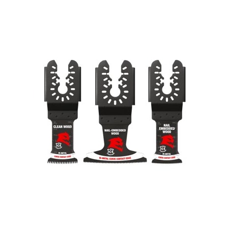 Diablo Demo Demon Universal Fit Bi-Metal Oscillating Blade Set 3-pc DOU3BVS