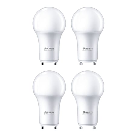 Bulbrite 15W LED A19 100W EQUIV PREMIUM DIMMABLE 3000K GU24 120V-4PK 862739