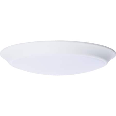 Satco Nuvo 10'' White 75W Equivalent LED CCT-Selectable Disk Flush Mount Ceiling Light Fixture 62/1811