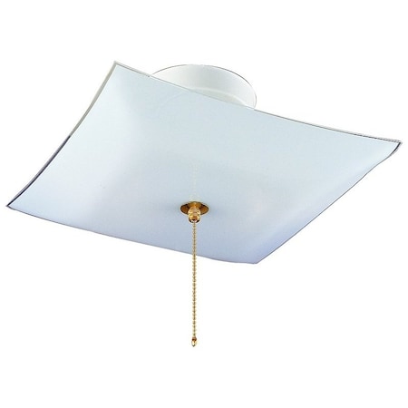 Boston Harbor Two Light Ceiling Fixture With Pull Chain, 120 V, 60 W, 2-Lamp, A19 or CFL Lamp F98WH02SW-1264H3L