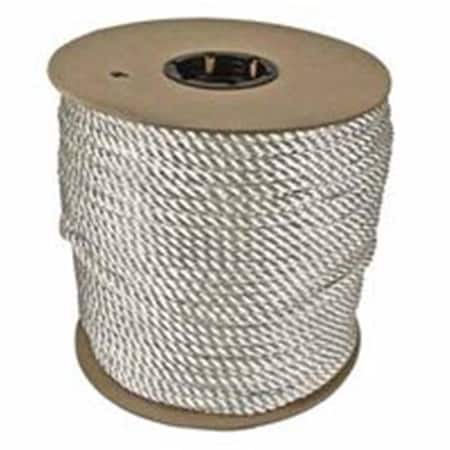 Orion Ropeworks Twisted Nylon Rope  .50 in. X 600 in.  Reel Solid Twisted White 811-530160-00600
