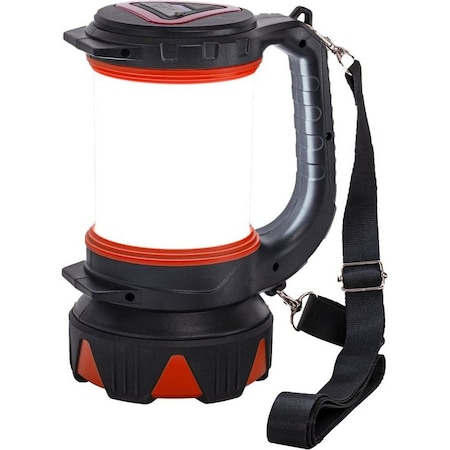 Dorcy USB Lantern, Lithium-Ion Battery, Black/Red 41-3081