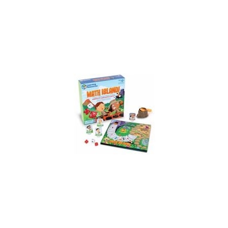 Learning Resources Math Island! Addition & Subtraction Game, Fun, Educational, 4 Players LER525