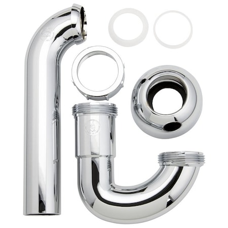 Plumb Pak P Trap 1 1/2 In X 1 1/4 In Chrome Plated K400PC