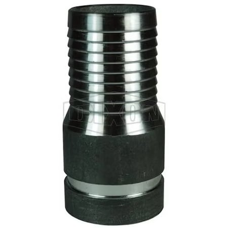 Dixon King Combination Nipple, 1-1/4 in x 3-15/16 in L Grooved, Carbon Steel, Unplated STV15