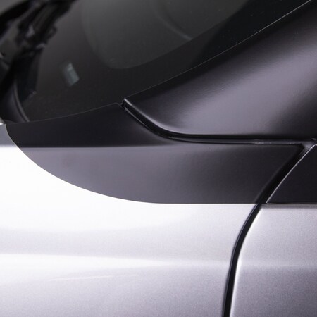 Tesbros PROTECTIVE FILM Satin Black Vinyl 2 Piece With Squeegee Kit TB-PILLAR-3-STNBL