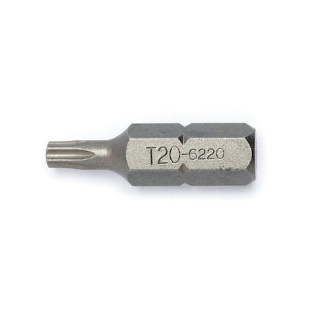 Genius Tools 223020 / 5/16in Hex Shank, T-20 Star Screwdriver Bit 30mmL 6220