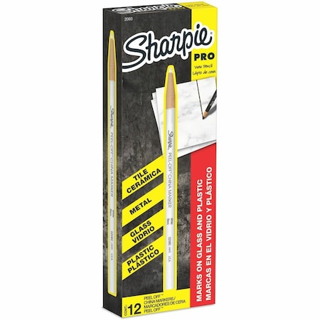 Sharpie Peel-Off China Marker, White 2060******
