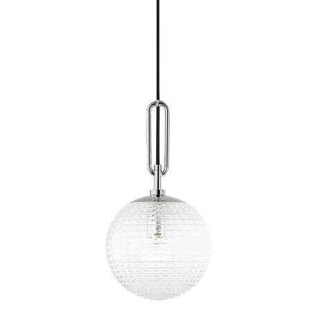 Hudson Valley Lighting Jewett 1 Light Pendant 46 In. Polished Nickel 7110-PN