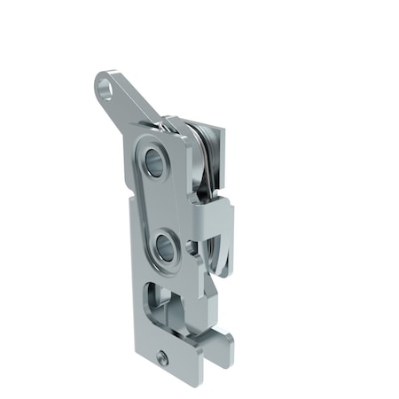 Southco Rotary Push To Close Latch, Small Size, Single Stage, Bottom Trigger 7.2 mm Through Hole, Steel R4-10-10-501-10