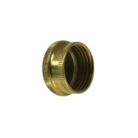 First Fitting & Fastener 3/4 BRASS GARDEN HOSE CAP 30103MID