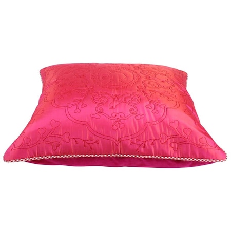 Heritage Lace 20 x 20 in. Pip Studio Feeling Quilty Pillow Cover, Pink 51.040.044