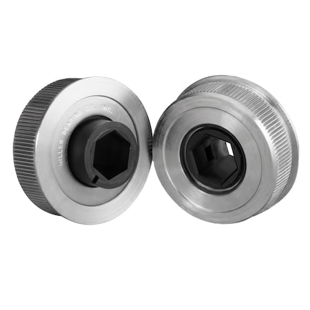 Miller Bearing Conveyor Bearing, Flanged Unground Non-Precision, Carbon Steel, 0.25 in Bore Dia., Round Bore FR-2265-11HRDS SS-O