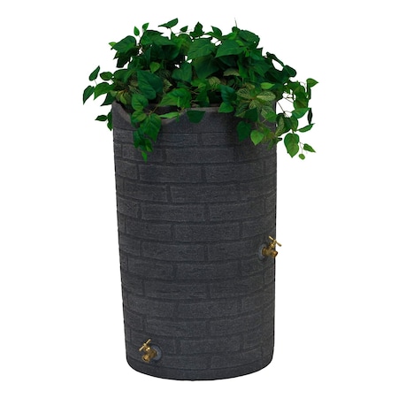 Good Ideas Impressions Downton 50 Gallon Rain Saver - Dark Granite IMP-D50-DAR