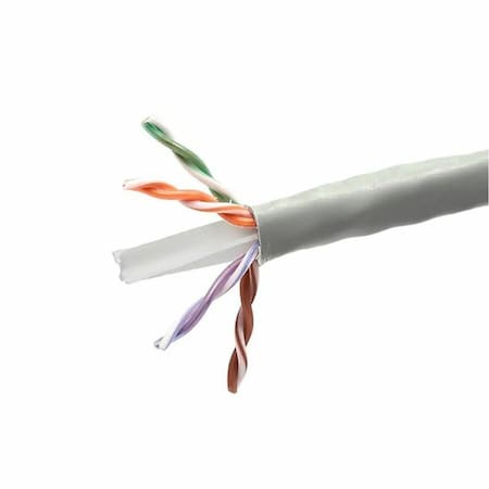 Monoprice CAT6 CMP BULK CABLE - UL 1000FT_ GRAY_ UTP_ SOLID_ 23AWG_ 550MHZ_ PU 44493