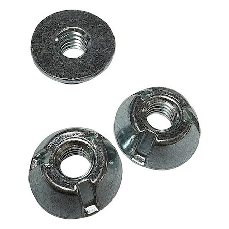 Zoro Select Tri-Groove Nut, 5/16"-18, PK5 0045
