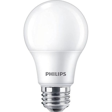 Philips Compact LED Bulb, 60 W, White 9A19/CNG/830/FR/P/E26/ND 4/1CT