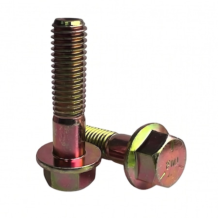 Zdb Industrial 5/16-18 x 2-1/2in Grade 5 Frame Bolt, Zinc Yellow 10002232