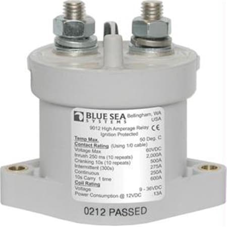 Blue Sea Systems Blue Sea  Solenoid Switch L-Series 12-24V 9012