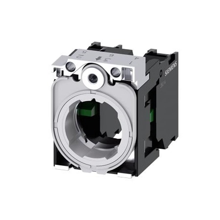 Siemens holder, 3-way, metal, 1 NO, 1 NO, screw terminal 3SU1510-1AA10-1NA0