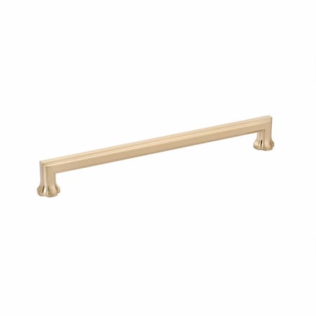 Schaub 12in Center to Center Empire Appliance Pull Signature Satin Brass Finish 880-SSB