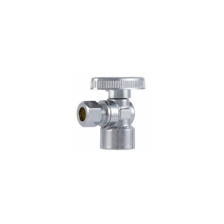 Sharkbite Brass Ball Angle Valve, Quarter Turn, 1/2 x 3/8 In, 4PK FIPA1238Z4