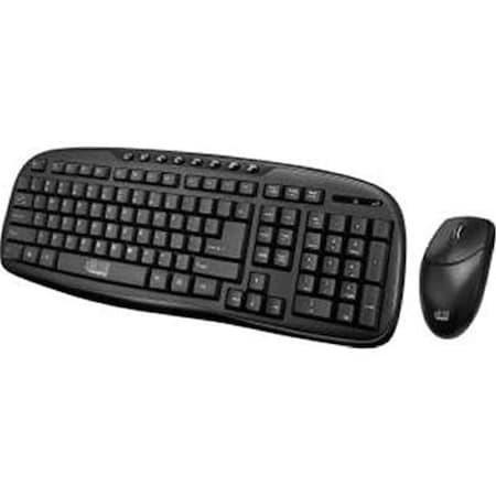 Adesso 2.4 GHz Keyboard Mouse Combo WKB-1330CB