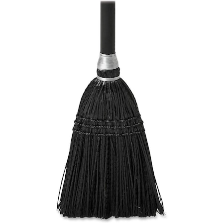 Rubbermaid Commercial Executive Series Lobby Broom, Synthetic Bristle, 7in Overall Length, Wood Handle 2536