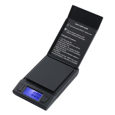 Fast Weigh Digital Pocket Scale 100g x 0.01g - Black TR-100-BLK