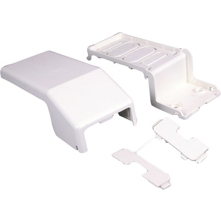 Wiremold Transition Fitting, Ivory, PVC 5474