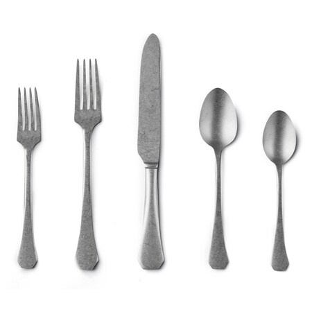 Mepra Moretto Pewter Flatware  Set - 5 Pcs. 102822005P