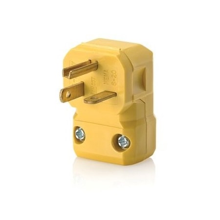 Leviton Industrial Grade Angle Plug 20 Amp, 250 Volt 5456-VA
