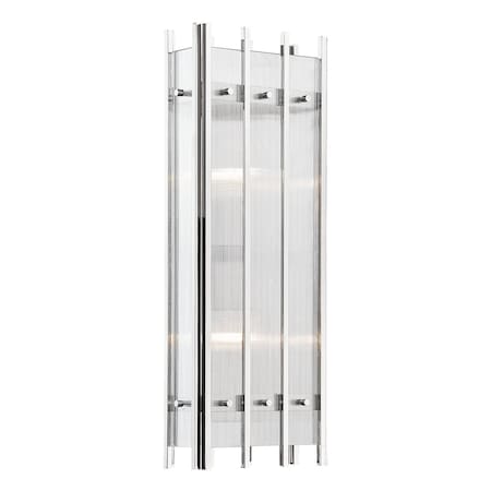 Hudson Valley Lighting Wooster 2 Light Wall Sconce 7.5 In. Polished Nickel 7500-PN