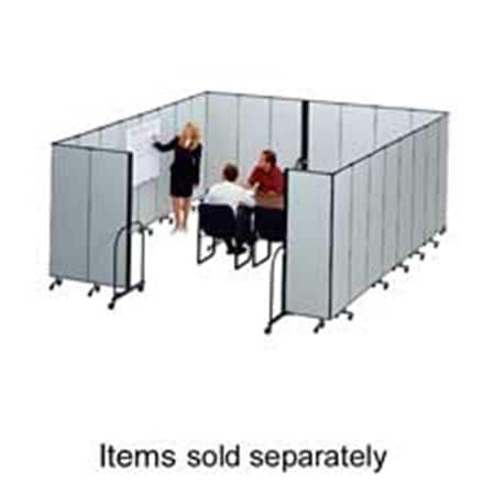 Screenflex Interlocking Mobile Partitions- 7 Panels- 13ft.1in.x6ft. SCXCFSL607DG