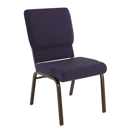 Flash Furniture Purple Fabric Church Chair, PK4 4-FD-CH02185-GV-ROY-GG