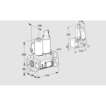 Honeywell Kromschroder VCS7T80A05NLQLE/PPZ-/PPPP KS88206960