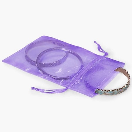 Nashville Wraps Lavender Organza Favor Bags, 4x6, 10PK B00111