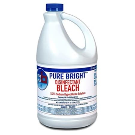 Kik International 1 gal Liquid Bleach Bottle, 6PK KIK BLEACH6