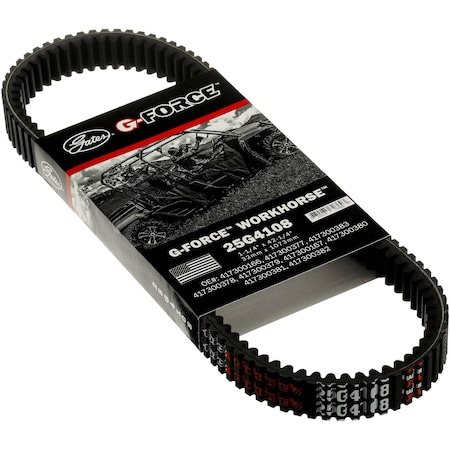 Gates G-Force Continuously Variable Transmission CVT Belt 25G4108