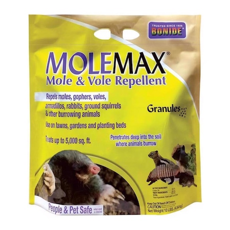 Bonide MoleMax Animal Repellent Granules For Moles and Voles 10 lb 692150